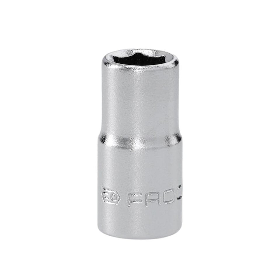 image 1 of Facom R.7HT 6-Point Standard Socket 1/4in Drive 7mm - Chrome Vanadium Satin Finish