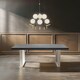 image 1 of Interiors By Premier Classic Minimalist Design Dining Table, Spacious Kitchen Table, Luxe Lounge Table, Garden Table For Patio Black