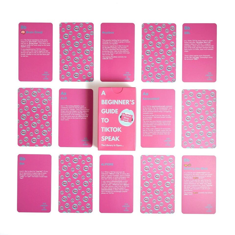 image 1 of A Beginner's Guide To TikTok Speak Novelty Cards