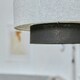image 2 of ValueLights Weaver Black & Grey Herringbone Ceiling Pendant Shade Black