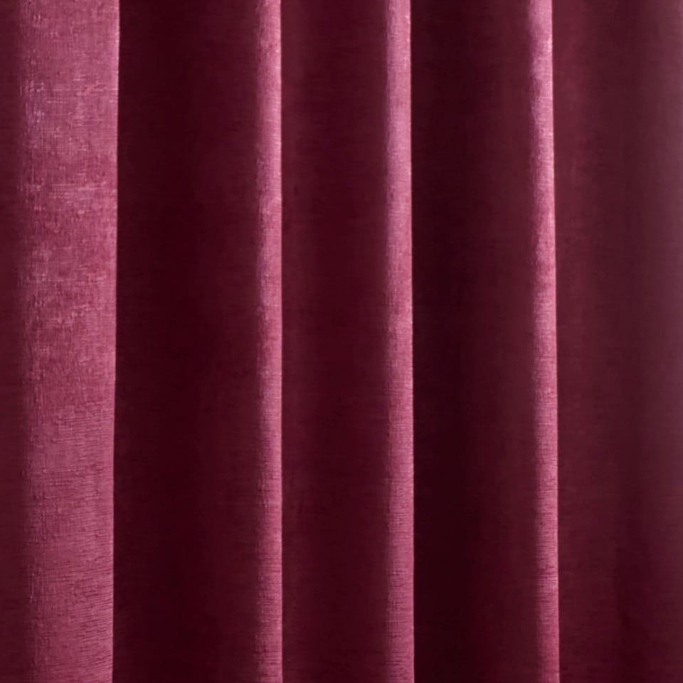 image 1 of Fusion Galaxy Pencil Pleat Curtains Wine