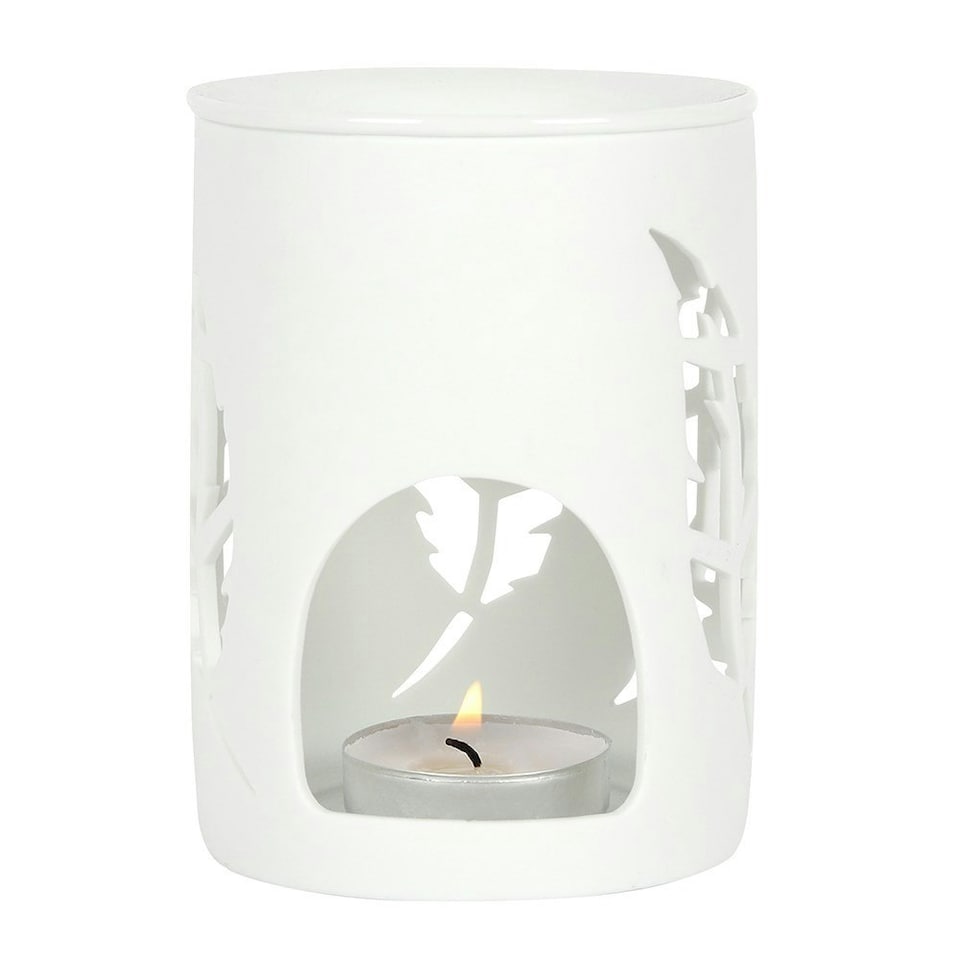 Something Different Feather Oil Burner - White - One Size