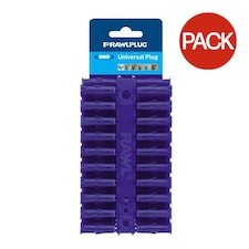 Rawlplug Universal Plug (Pack Of 80) - Blue - 8 x 32mm