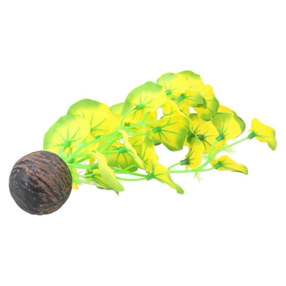 image 1 of Aquatic Aquarium Fish Tank Self Sinking Middle Silk Plant H-20cm (No10) 2PK