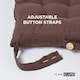 image 5 of Homescapes Seat Pad Luxury Cotton Indoor Outdoor Garden Dining Cushion | Brown | 40 x 40 cm | 1