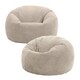 image 1 of icon Kingston Classic Beanbag Corduroy Natural Beige Set of 2 Cream