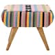 image 4 of Interiors by Premier Cefena Multicolour Footstool