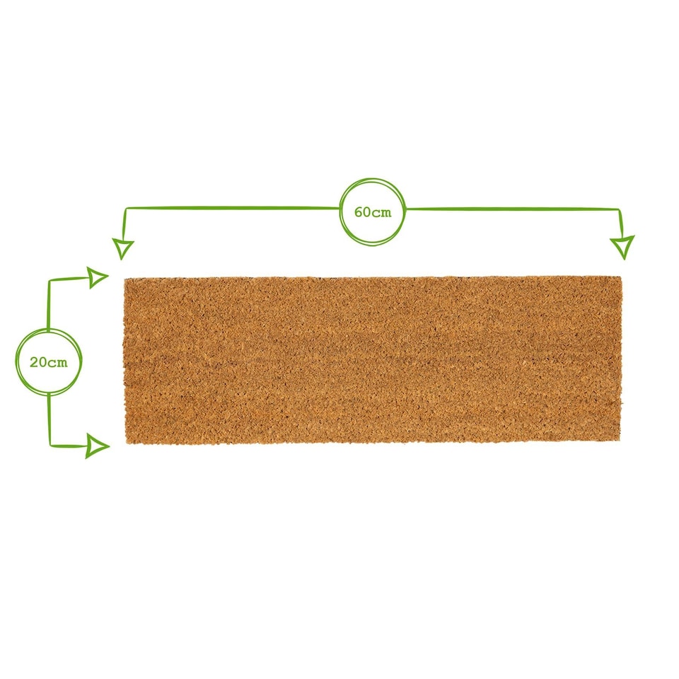 image 1 of Nicola Spring Coir Step Mat - 60 x 20cm - Classic