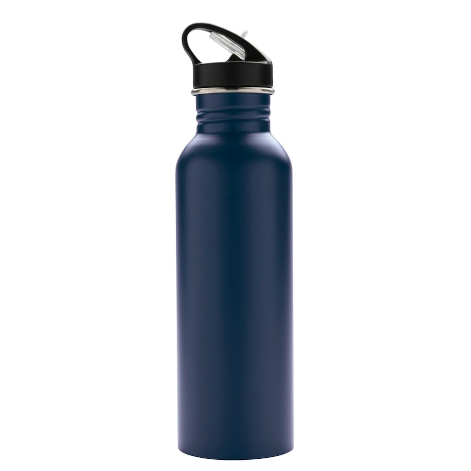 image 1 of XD Collection Deluxe Stainless Steel Active 710ml Bottle - Navy - One Size Blue | One Size