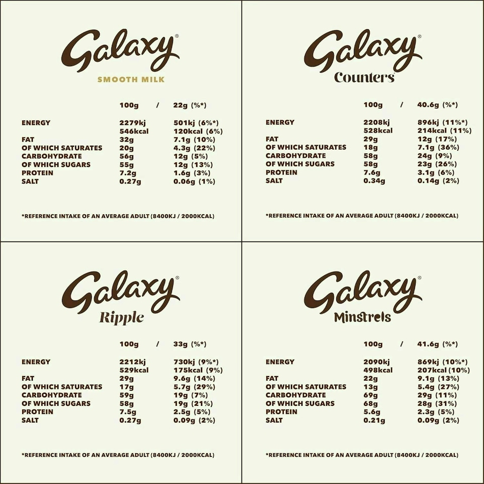 image 1 of Galaxy Variety Chocolate Hamper Gift Box