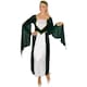 image 1 of Womens Medieval Princess Costume | Green | green/white | XL | 1