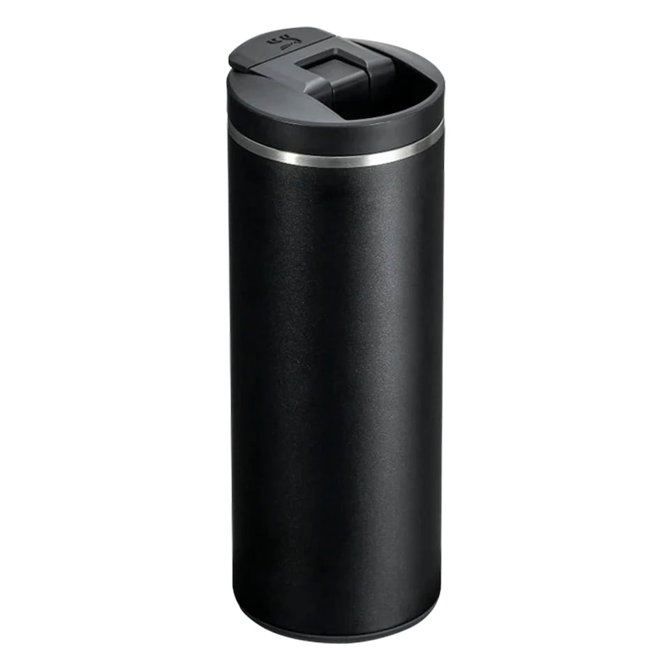image 1 of 0.35L Insulated Stainless Steel Travel Mug Leakproof Flip Top Lid