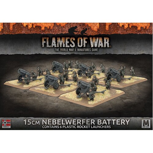 Flames of War: 15cm Rocket Launcher Battery - Brand New