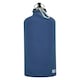 image 2 of Mountain Warehouse Drinking Water Bottle Matt Aluminium Fitness Camping Flask Blue | Navy