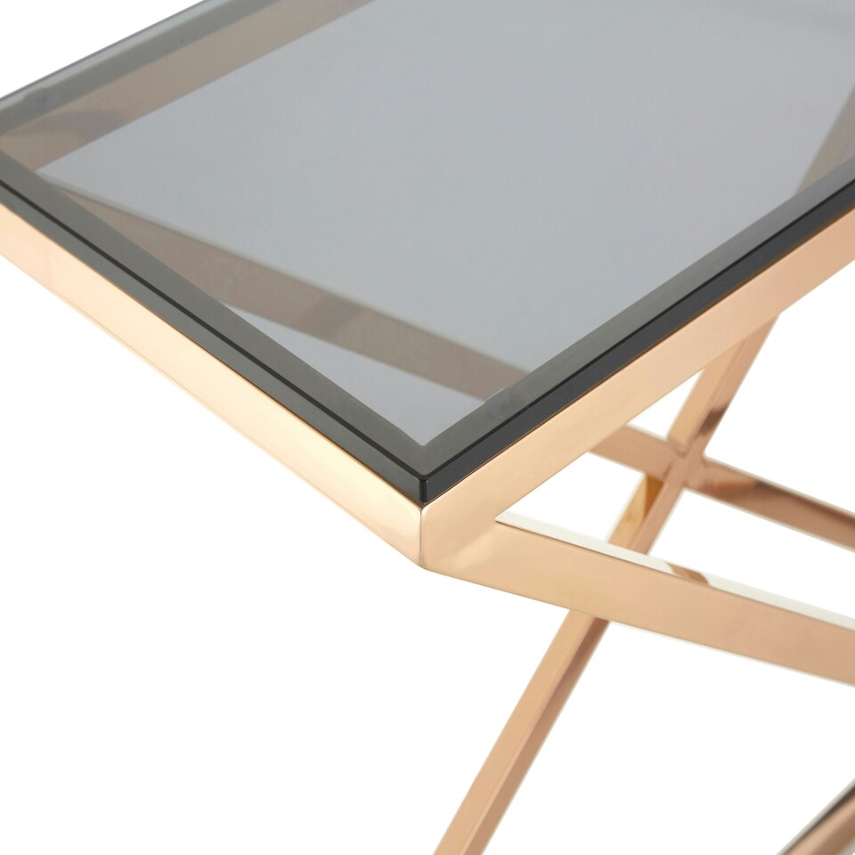 image 1 of Interiors by Premier Elegant Montril Console Table, Optimal Dimensions Of Hallway Table, Easily Maintained Livingroom Table Gold