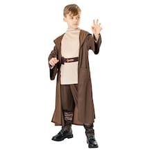 Star Wars: Obi-Wan Kenobi Boys DLX Costume - Brown - 7-8 Years 7-8 years