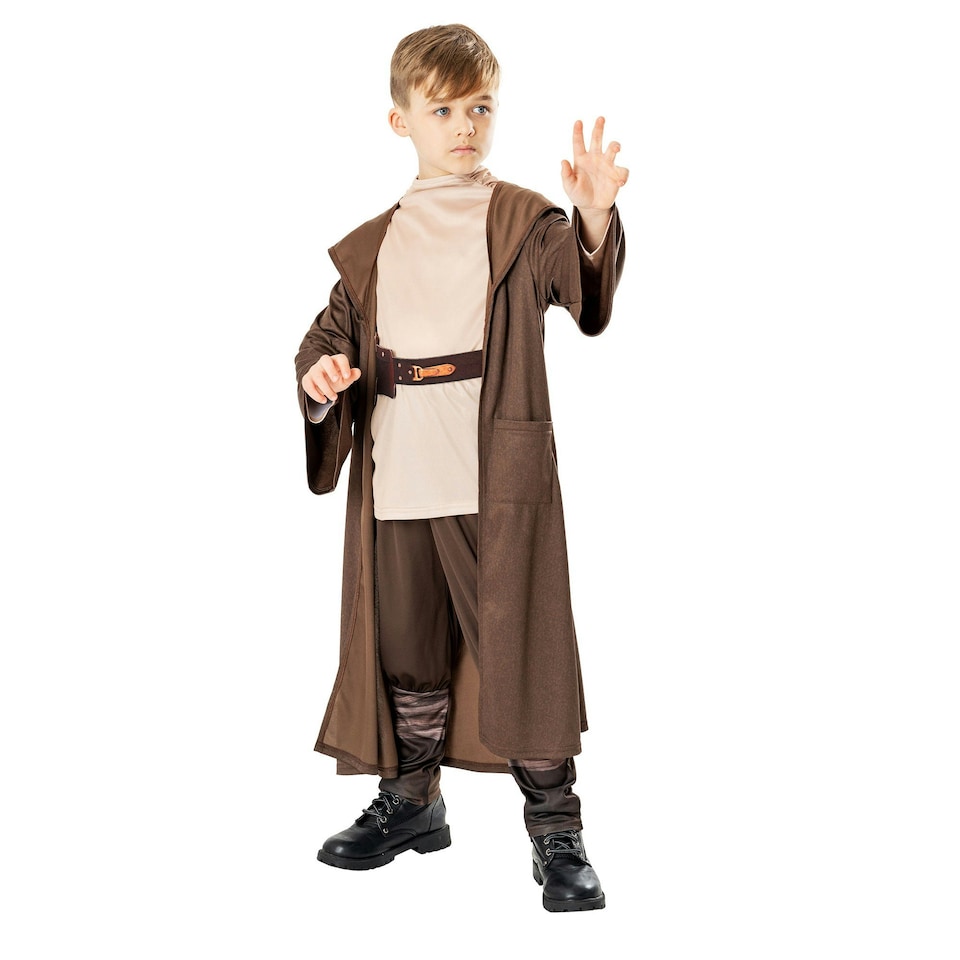 image 1 of Star Wars: Obi-Wan Kenobi Boys DLX Costume - Brown - 7-8 Years 7-8 years