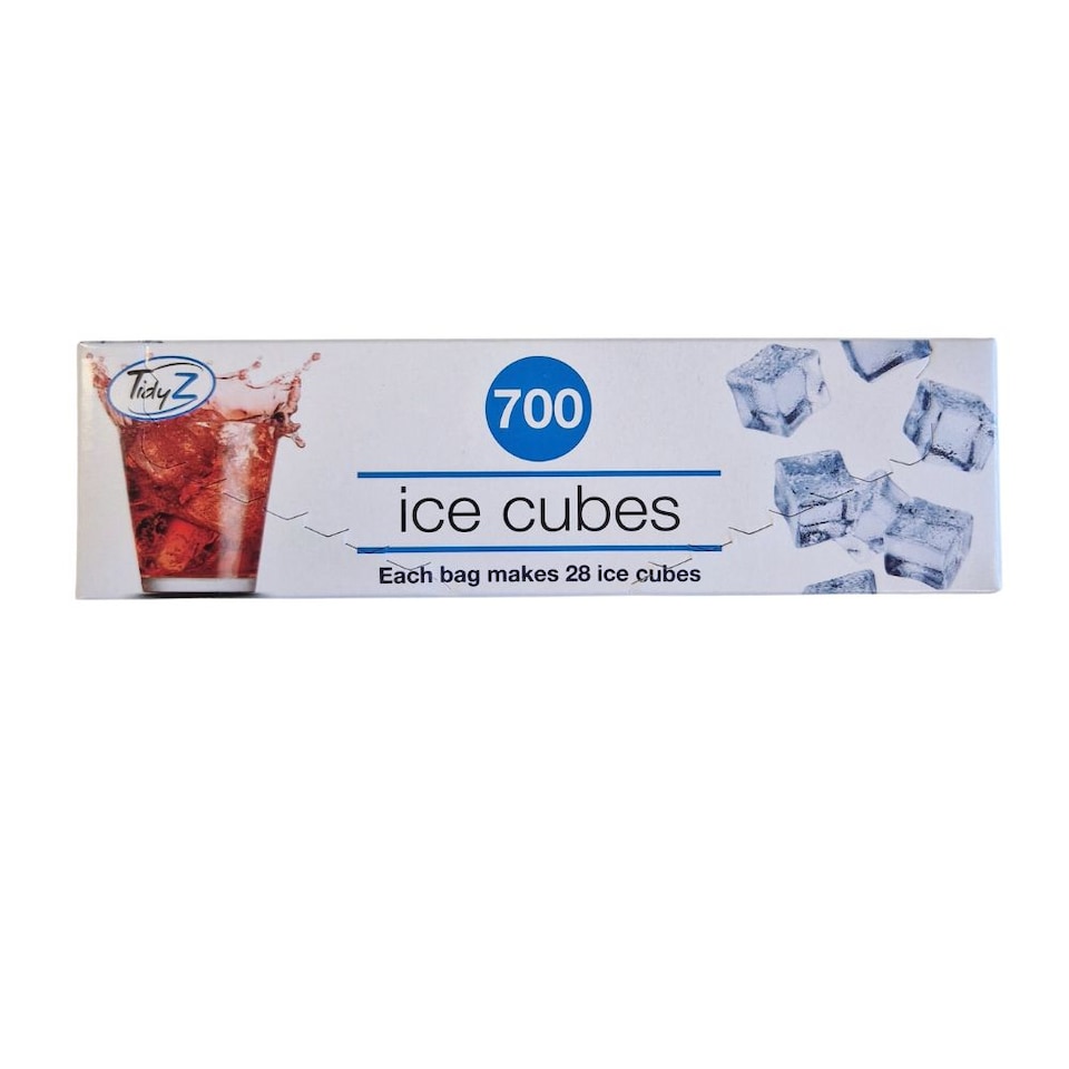 TidyZ Ice Cube Bags 700 Assorted Pack