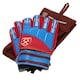 image 2 of West Ham United FC Childrens/Kids Delta Crest Goalkeeper Gloves - Claret Red/Navy - 79mm - 86mm