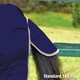 image 2 of Weatherbeeta Comfitec Essential Plus Detachable Neck Lightweight Horse Turnout Rug - Navy/Silver/Red - 7´