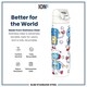 image 5 of Leak Proof Slim Water Bottle, Stainless Steel, 600ml (20oz) | White | Robots | One Size