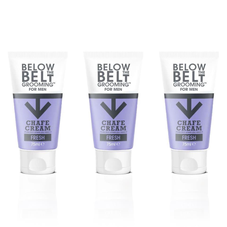 image 1 of Below The Belt Mens Anti Chaffing Cream, Fresh Scent 75ml TRIO