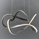 image 5 of Synergy LED Ceiling Pendant Textured Coffee & White Silicone