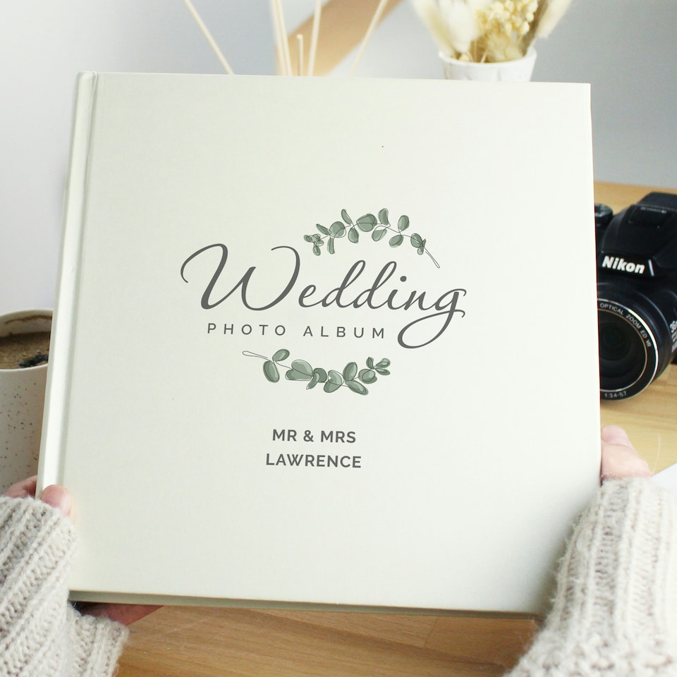 image 1 of Personalised Wedding Square Photo Album