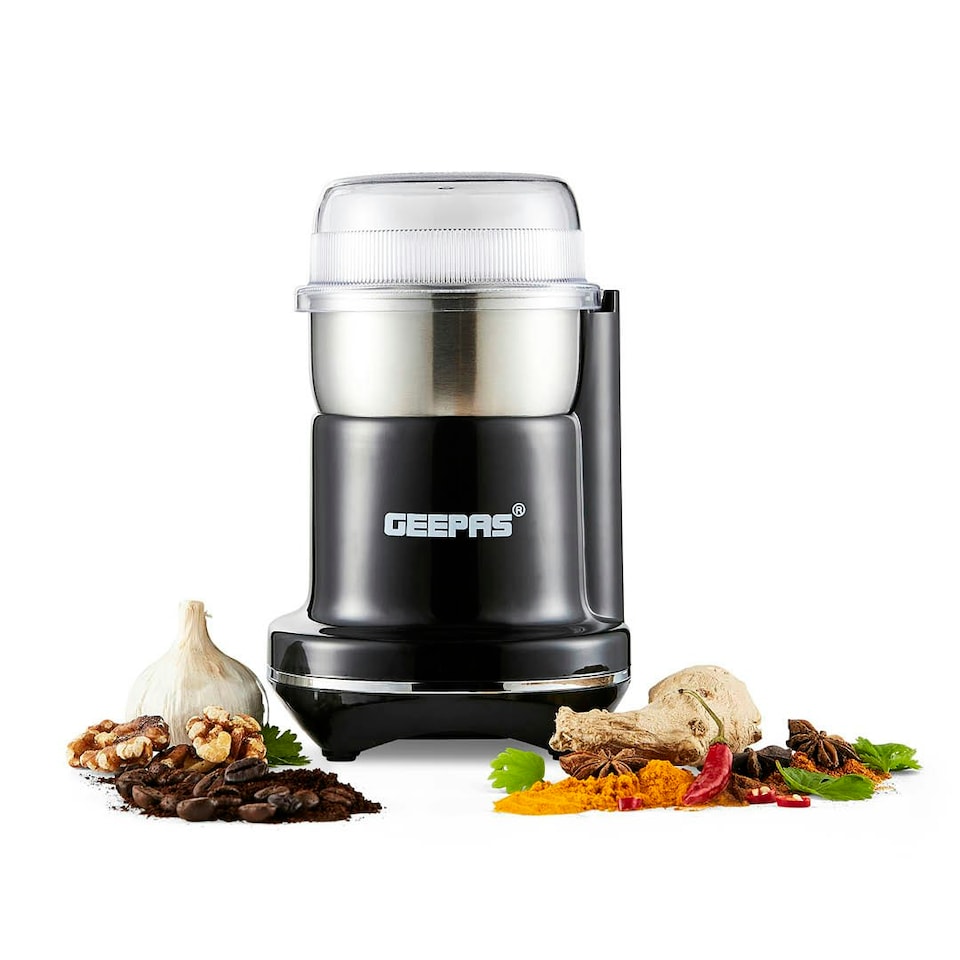 image 1 of GEEPAS Coffee Grinder | 200W Electric Coffee Grinder , Black