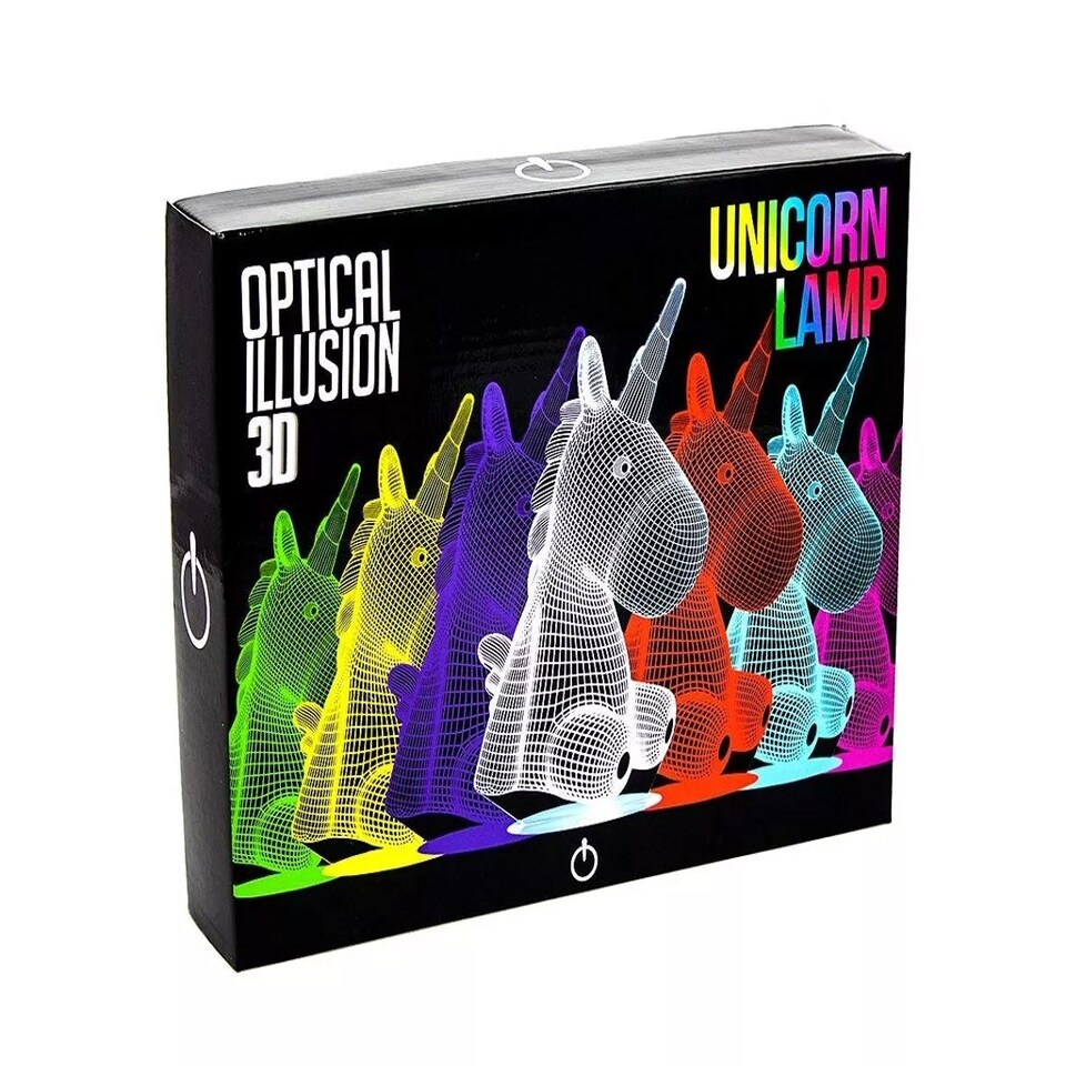image 1 of Unicorn 3D Lamp Multi