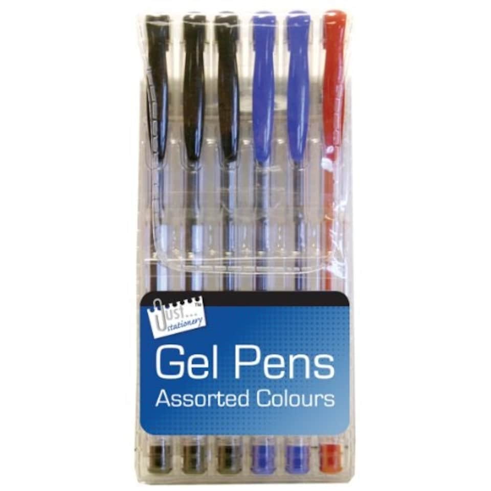 image 1 of Just Stationery Gel Pen (Pack of 6)