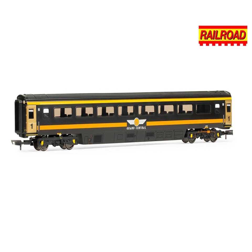 image 1 of Hornby Railroad Mk3 HST TFO Coach Grand Central 41206