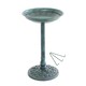 image 1 of Oypla Traditional Ornamental Garden Pedestal Bird Bath Outdoor Water
