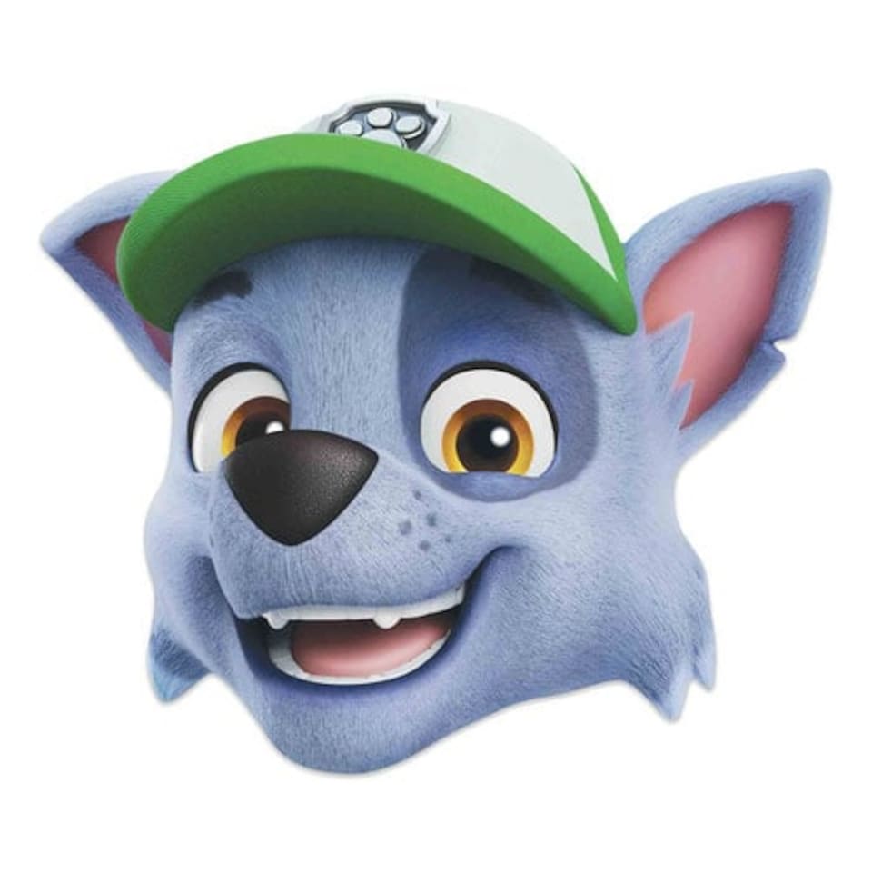 image 1 of Rocky Paw Patrol Cardboard Face Mask