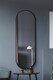image 1 of The Vultus - New Black Metal Framed Double Arched Wall Mirror 71 X 24" (180CM X 60CM) Suitable for Inside and Outside! | Black