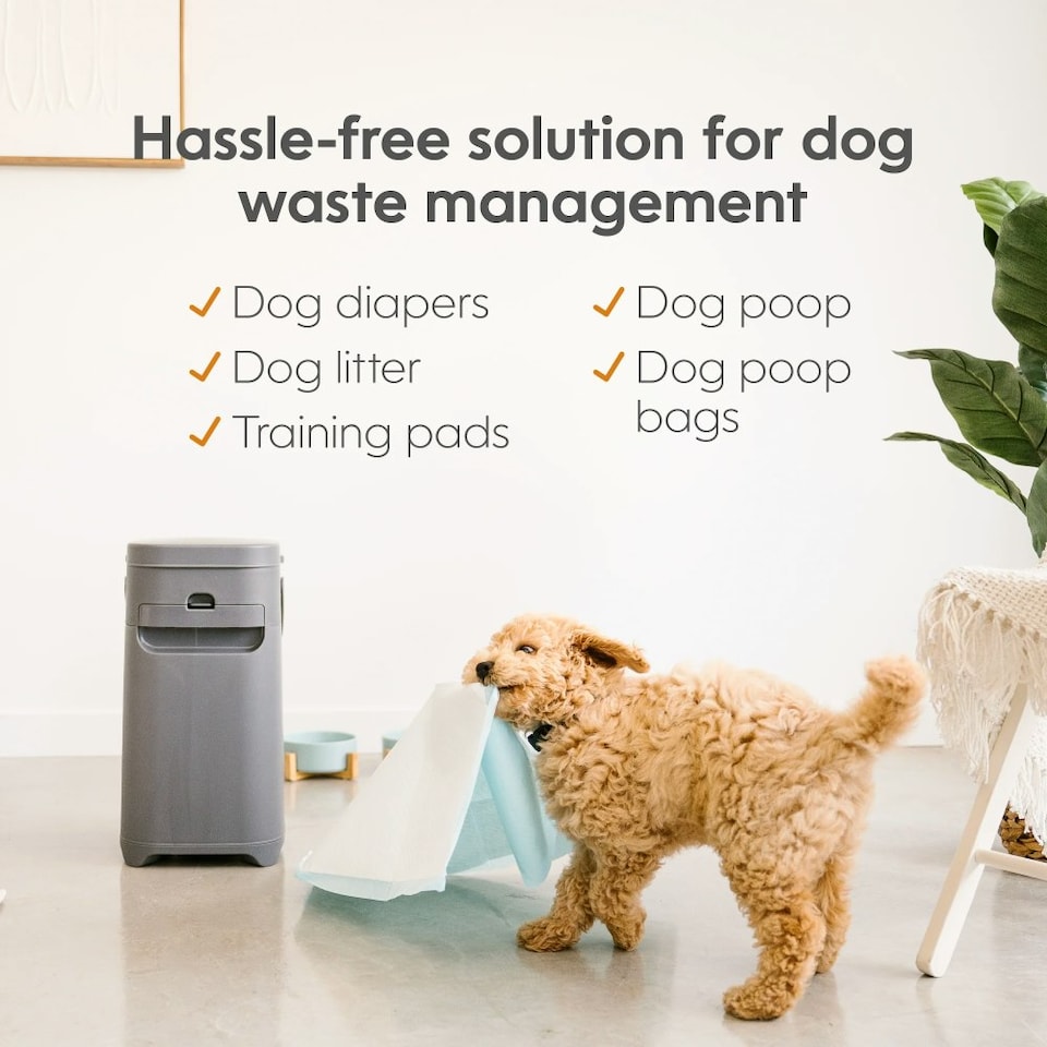 image 1 of Pet Genie Dog Waste Disposal System with Extra Refill