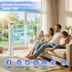 image 2 of PureMate 43-Inch Bladeless Tower Fan with Remote Control - White