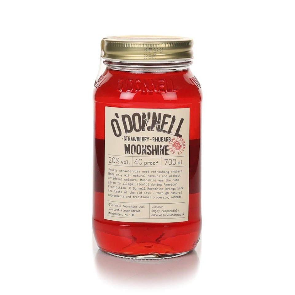 image 1 of ODonnell Strawberry  Rhubarb Moonshine | Clear