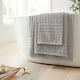 image 3 of Bianca Hotel Cotton Bath Sheet | Silver | Silver Grey | Bath sheet