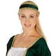 image 4 of Womens Medieval Princess Costume | Green | green/white | XL | 1