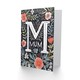 image 2 of Mothers Day Card Dark Boho Floral Pattern Mum Card