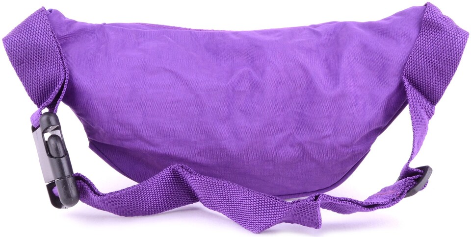 image 1 of Lorenz Womens Crinkled Nylon Bum Bag / Waist Bag / Money Holder (Taupe) | Purple | Purple