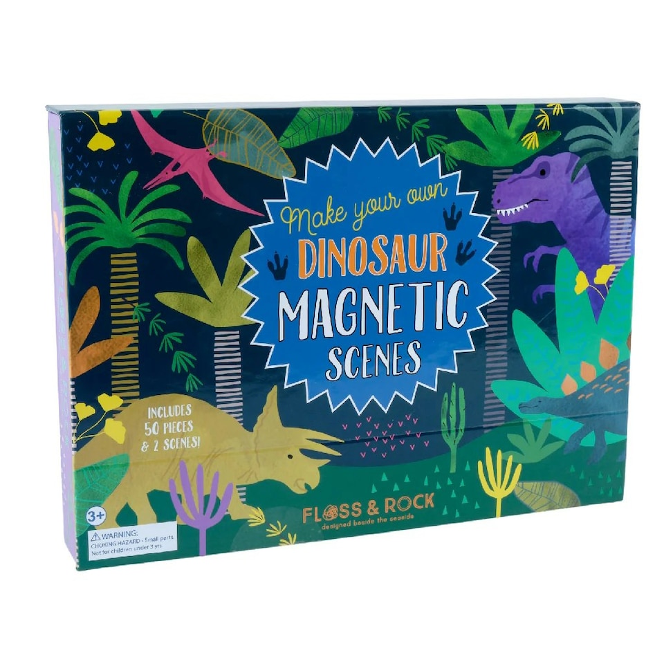 image 1 of Floss & Rock Magnetic Activity Scene - Dinosaur