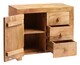image 3 of Toko Light Mango 3 Drawer Sideboard - Solid Mango Wood - L45 x W88 x H75 cm | Brown