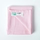 image 4 of Homescapes Organic Cotton Waffle Baby Blanket Pink - 90 x 112 cm | Pink