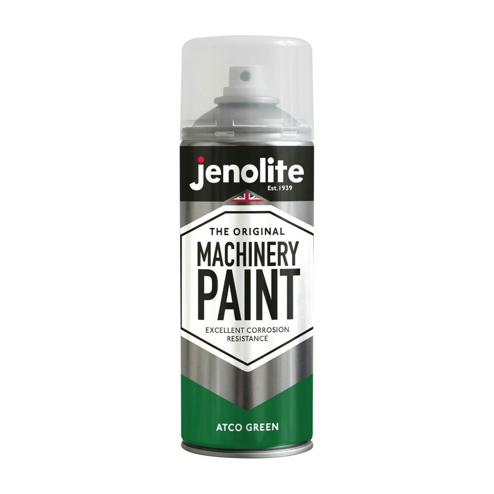 image 1 of Jenolite Scuff Resistant Machinery Paint - Atco Green - 400ml Spray Can