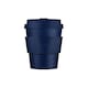 image 1 of Ecoffee Cup 8oz 240ml Reusable Eco-Friendly 100% Plant Based Coffee Cup with Silicone Lid & Sleeve - Melamine Free Travel Mug N/A | Dark Energy