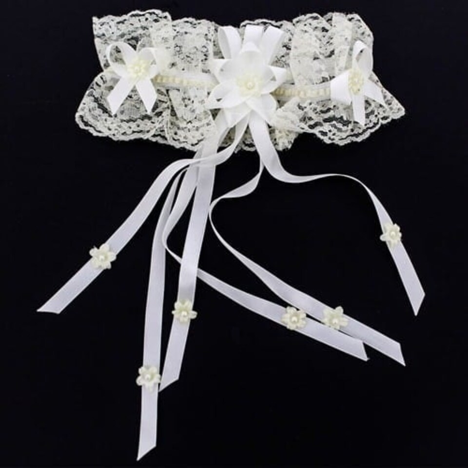 Ivory Wedding Lace Garter