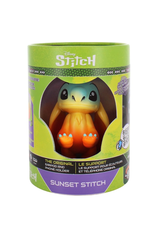 image 1 of Cable Guys Holdems Lilo & Stitch Sunset Stitch Mini Phone Stand and Device Holder