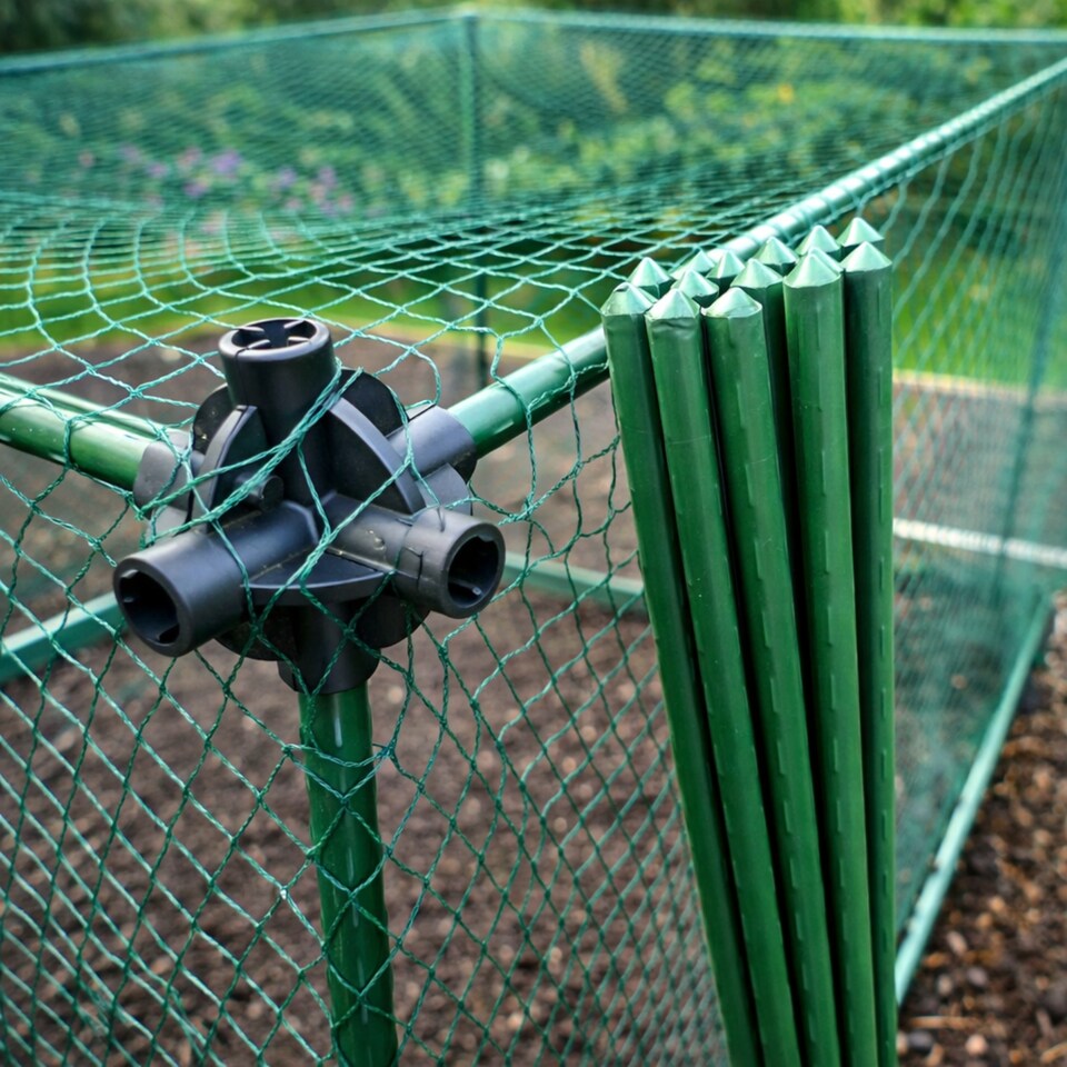 image 1 of GardenSkill Essentials Fruit & Vegetable Cage with Insect Mesh 1.5x0.75x0.65m High - Quick Build Plant Protection Frame for Garden, Raised Bed